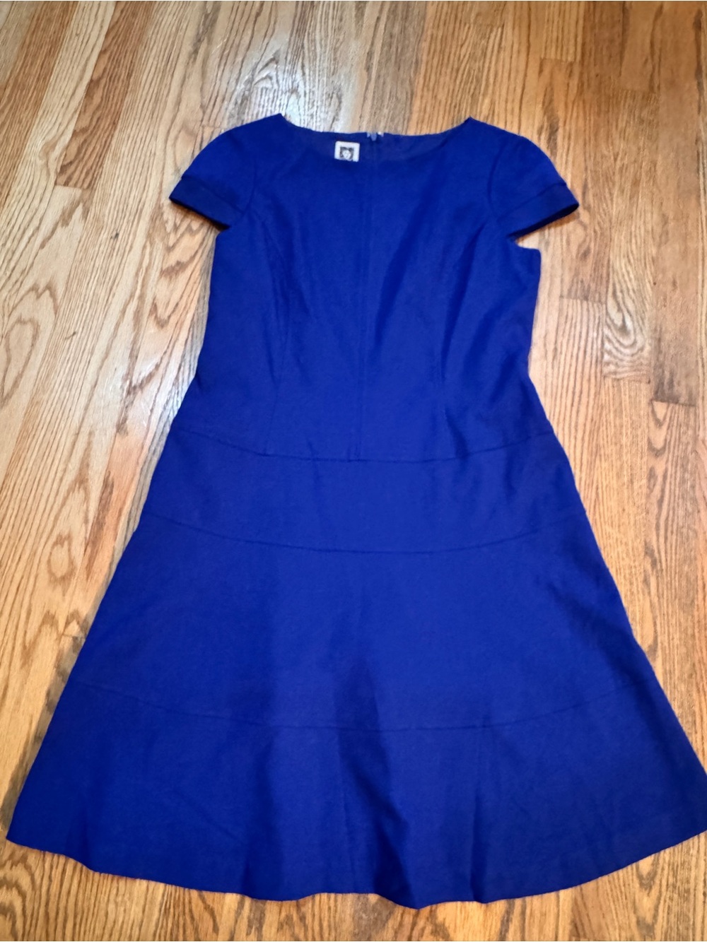Anne Klein Cobalt Blue A-Line Midi Dress
